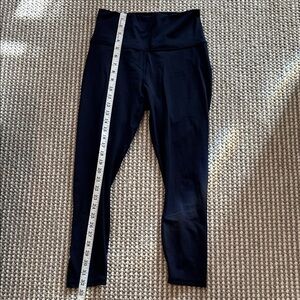 3/4 Length Navy Leggings